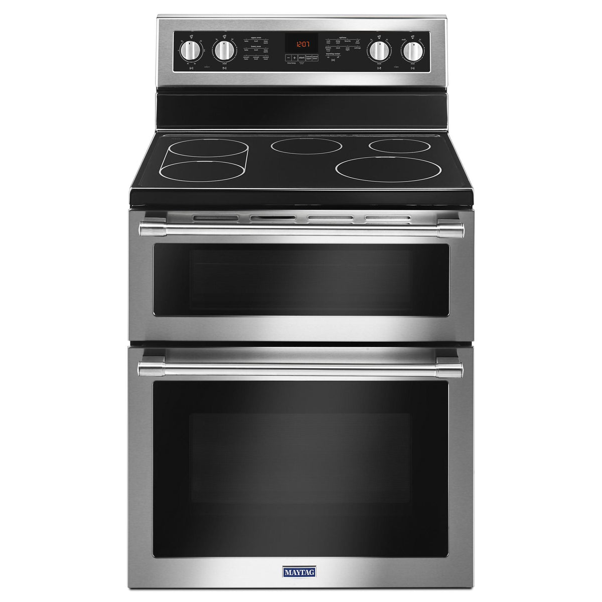 Maytag YMET8800FZ 30-Inch Double Oven Electric Range with True Convection