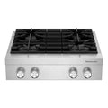 KitchenAid KCGK930TSS 30-inch 4-Burner Gas Commercial-Style Rangetop