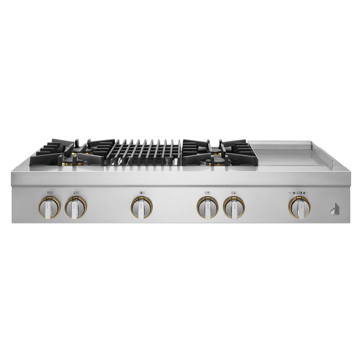 JennAir JGCP748HL 48" RISE™ Gas Professional-Style Rangetop with Chrome-Infused Griddle and Gas Grill