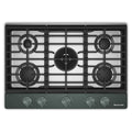 KitchenAid KCGK730SJP Gas-on-Metal Cooktop with Integrated Wok Grate and CookShield™ Finish