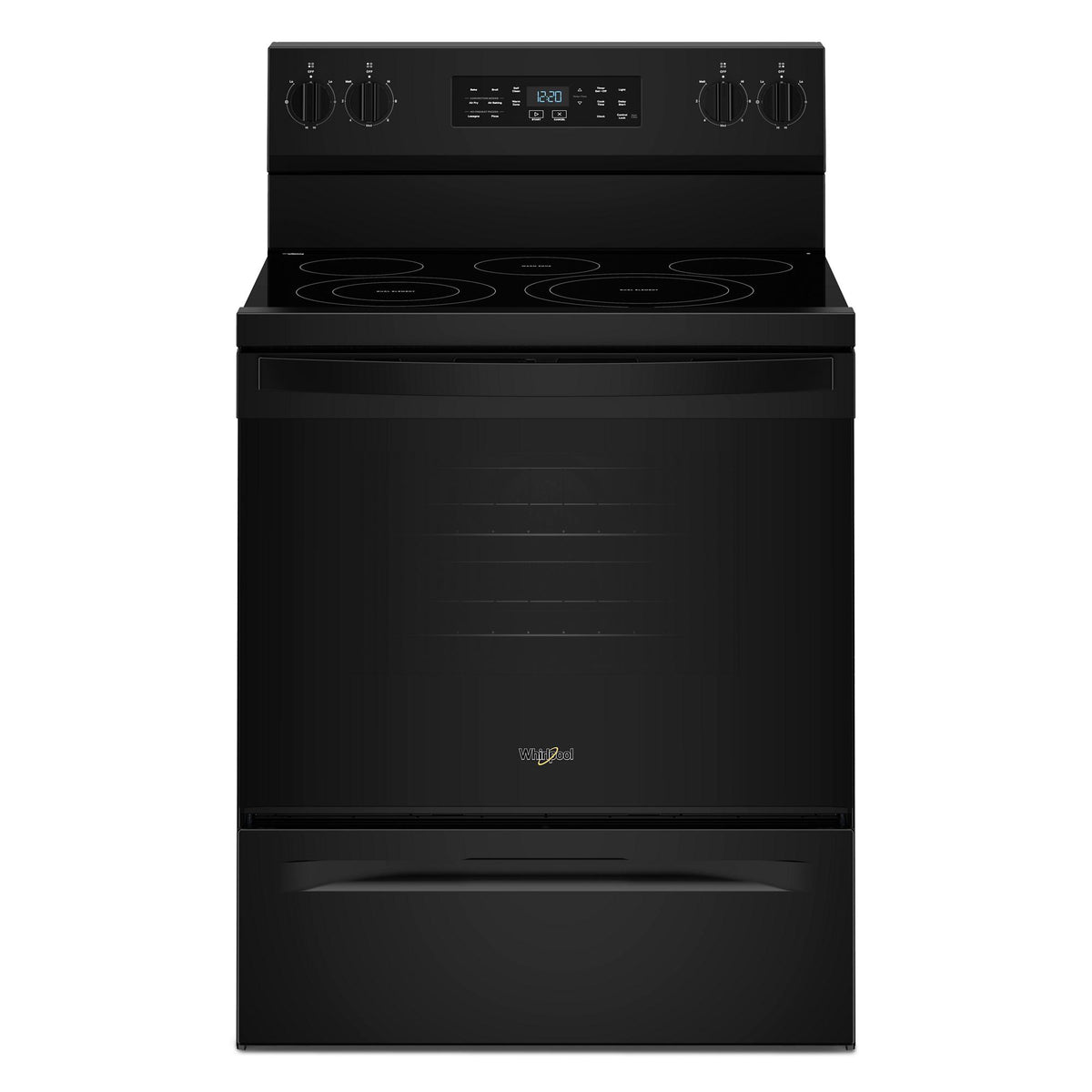 30-inch Electric Range with Air Cooking Technology - Black