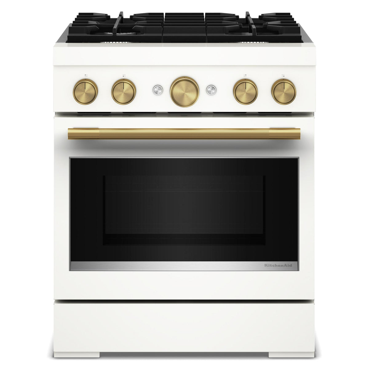 KitchenAid KFDS930SPL 30-Inch 4 Burner Commercial-Style Dual Fuel Range