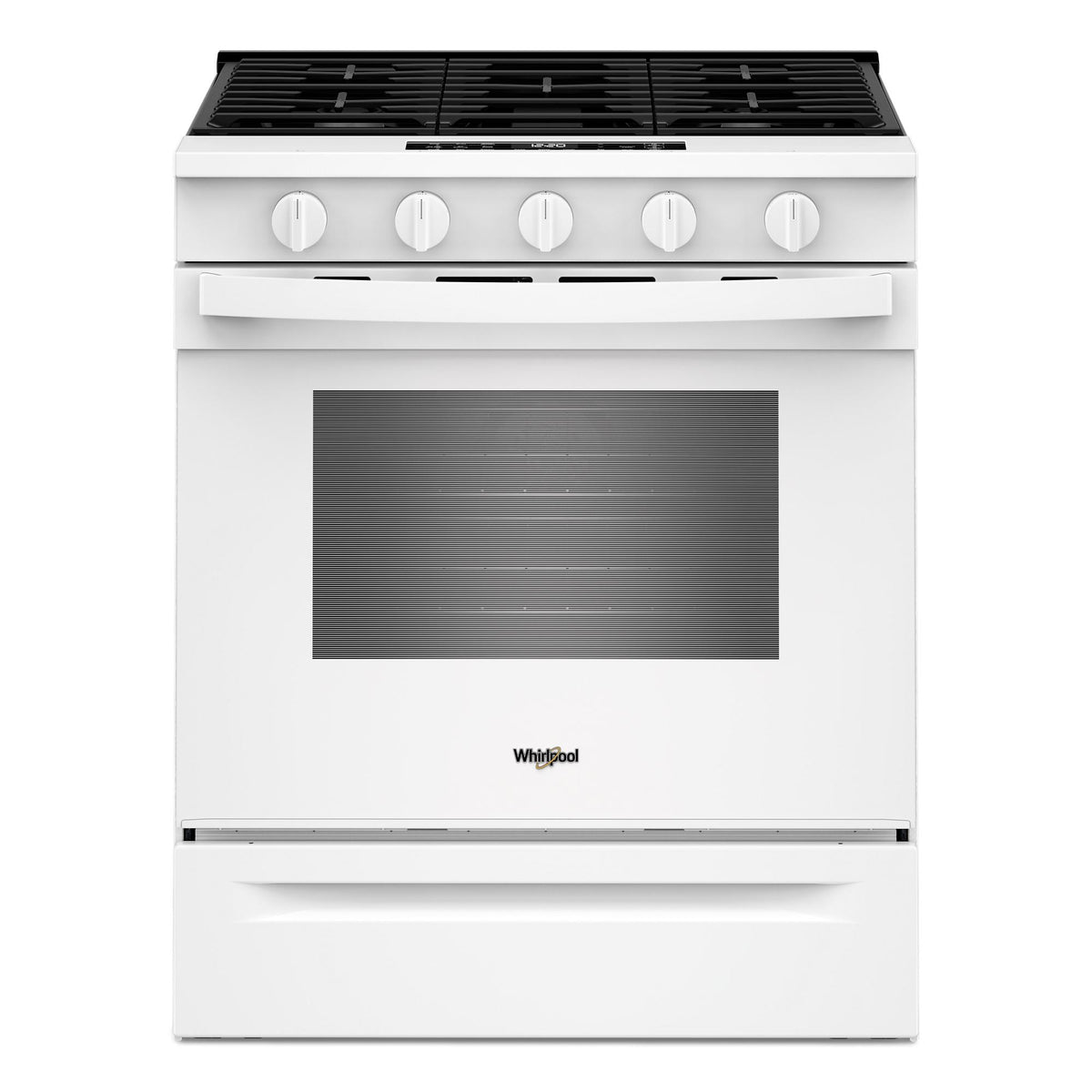 Whirlpool WSGS5030SW 30-inch Gas Range with Air Cooking Technology
