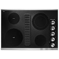 KitchenAid KCED600GSS 30" Electric Downdraft Cooktop with 4 Elements