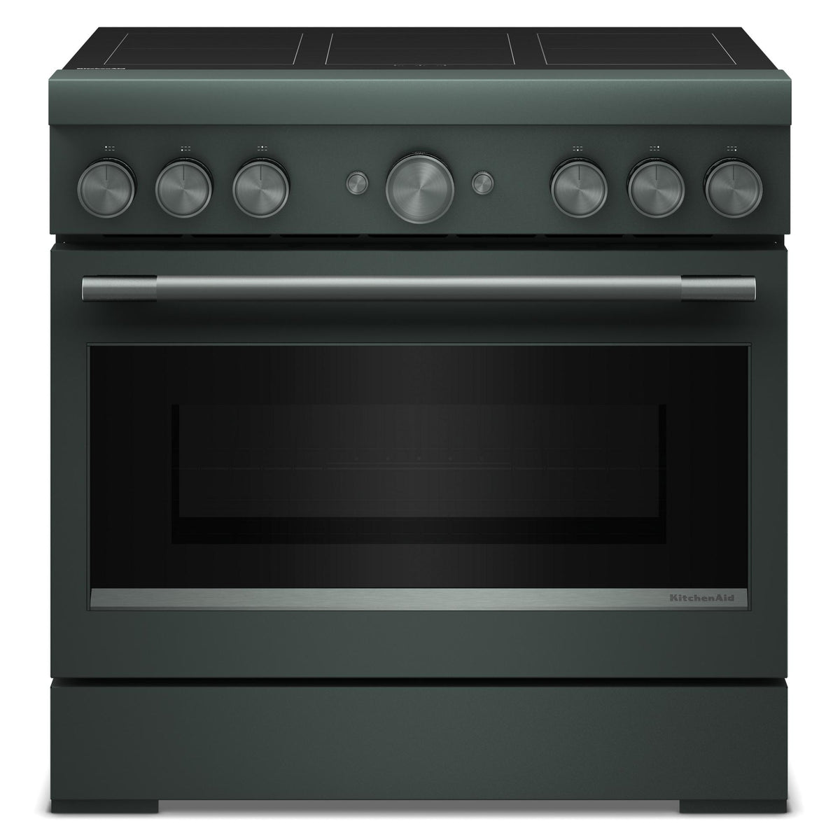 KitchenAid KFIS936SJP 36-Inch 6-Element Induction Commercial-Style Range with Air Fry