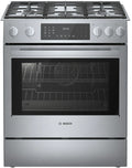 Bosch HDI8056C 30 Inch Dual Fuel Slide-In Range