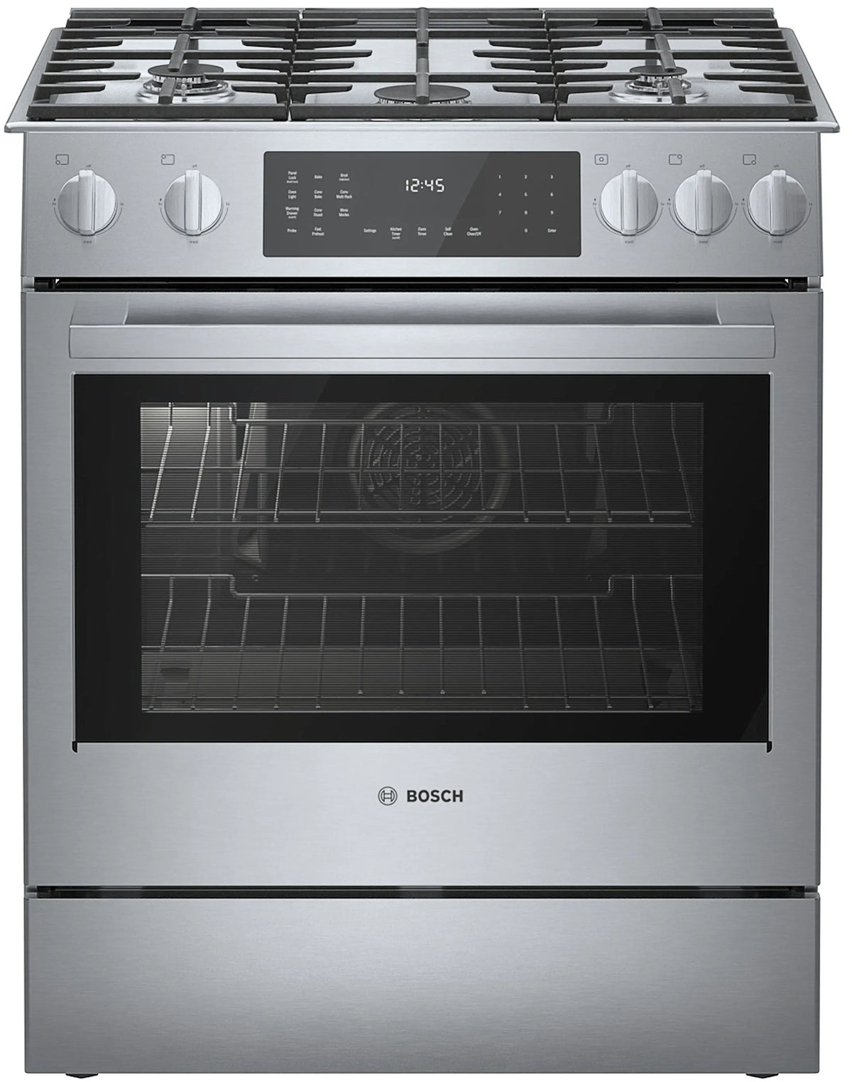 Bosch HDI8056C 30 Inch Dual Fuel Slide-In Range