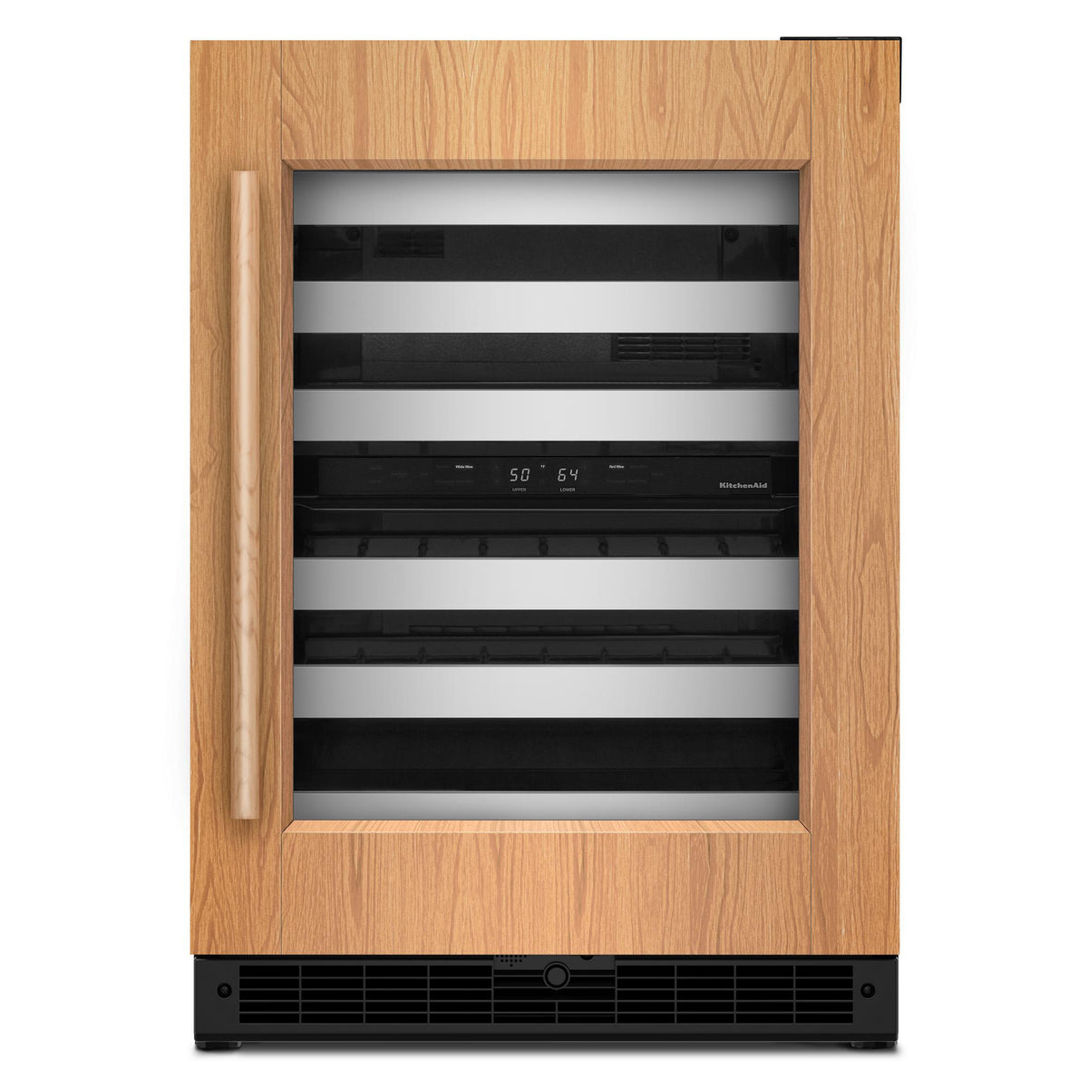 KitchenAid KUWR324SPA 24" Undercounter Wine Cellar with Wood-Front Racks