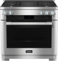 Miele HR 1935-3 G DF GR 36" Range Dual Fuel All-Rounder with M Touch