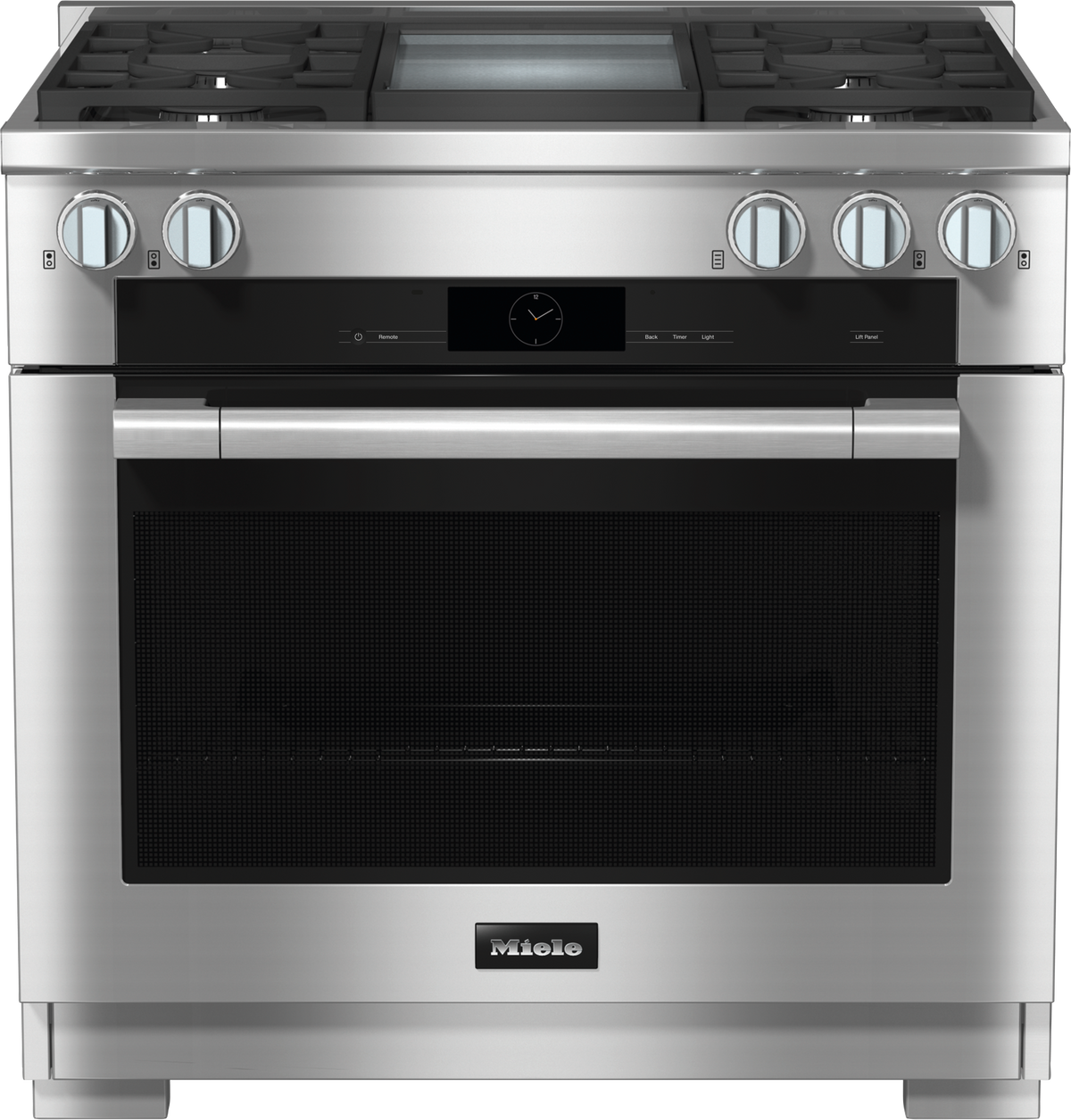 Miele HR 1936-3 G DF GD 36" Range Dual Fuel All-Rounder with M Touch