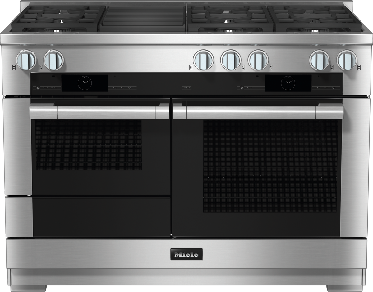 Miele HR 1955-3 G DF GR 48" Range Dual Fuel All-Rounder with M Touch