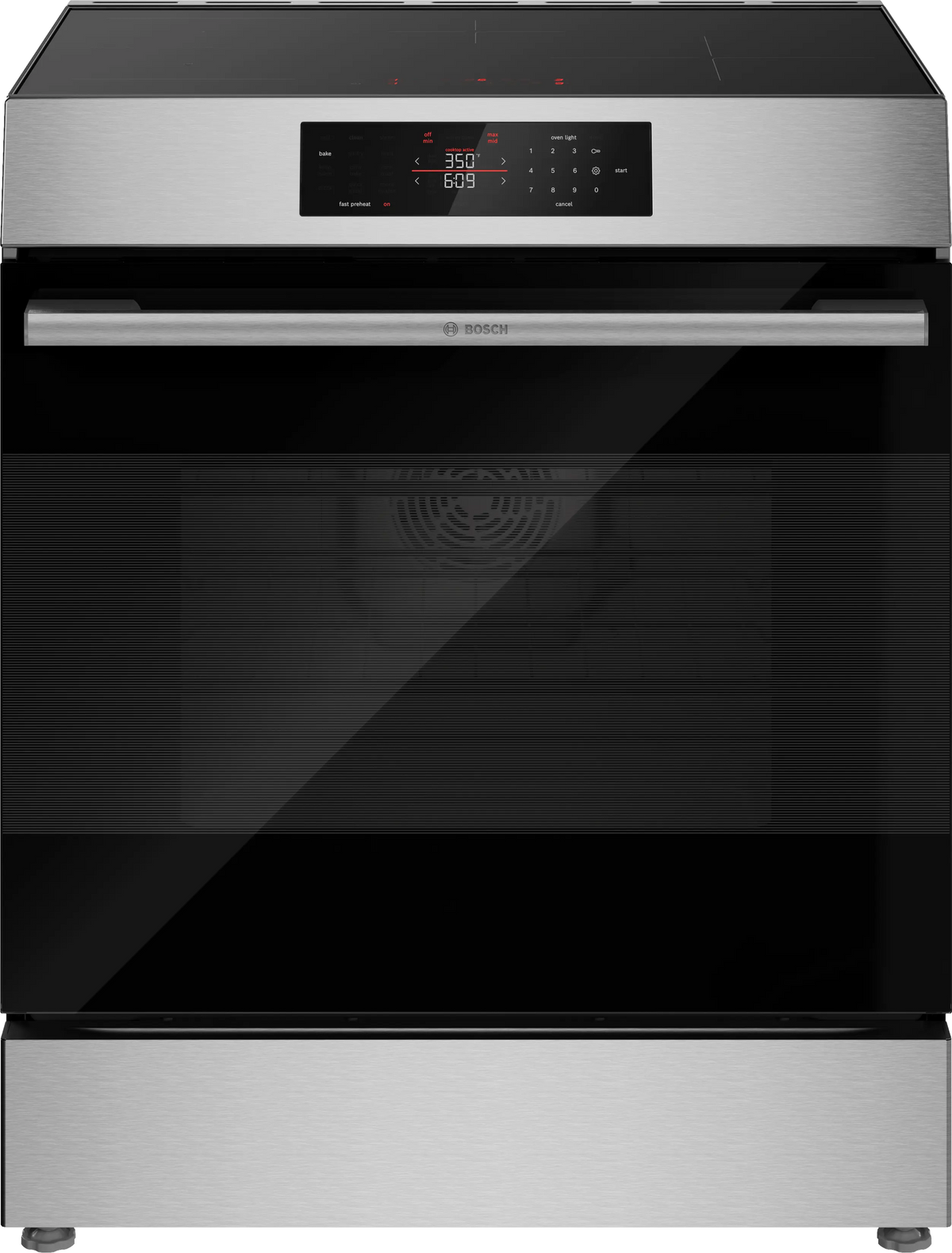Bosch HIF3050MC 30 Inch Induction Slide-In Range