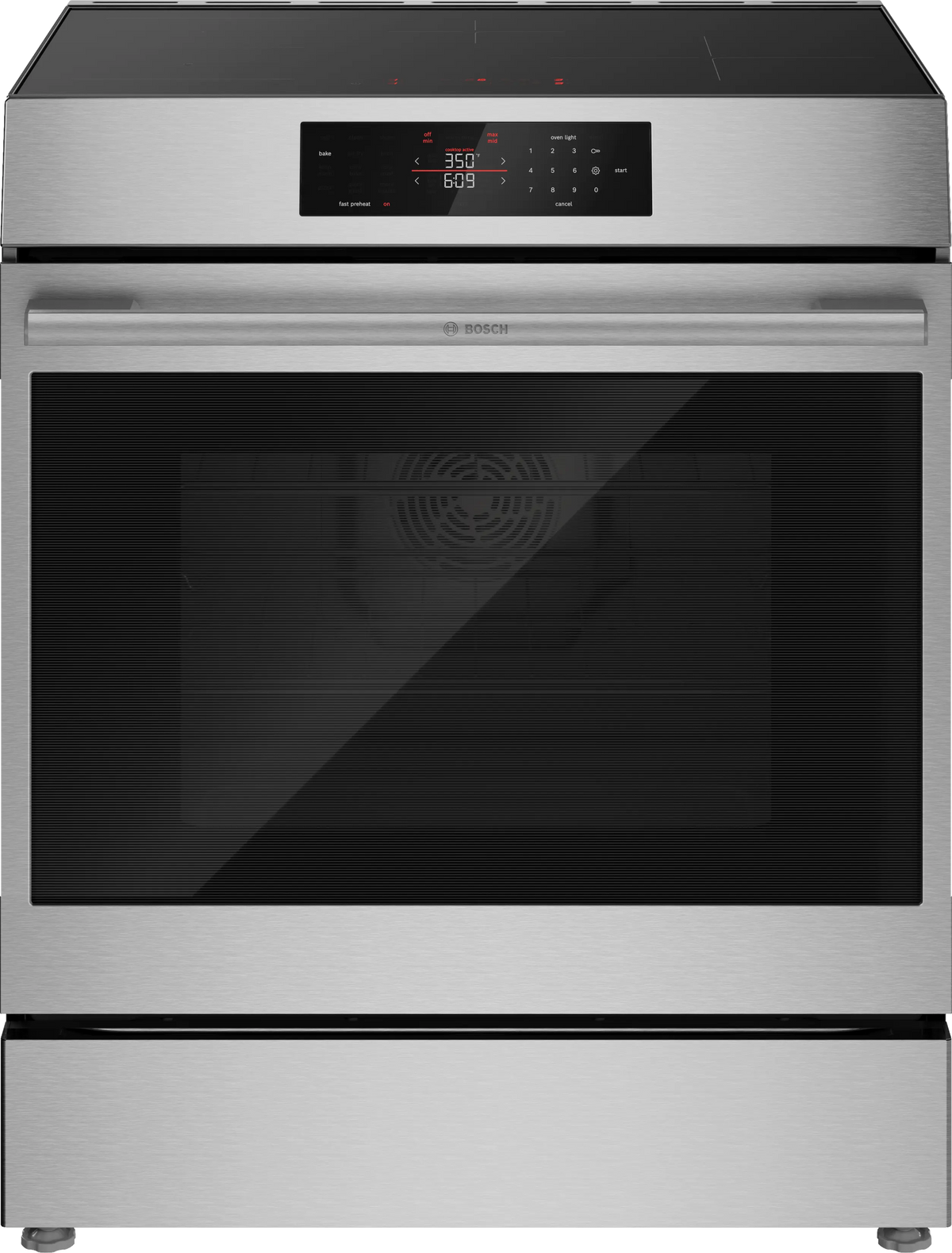 Bosch HIF5050MC 30 Inch Induction Slide-In Range