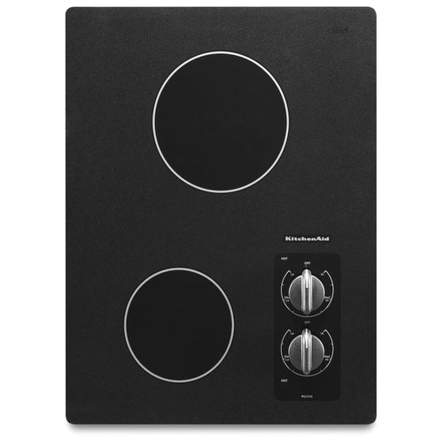 15" Electric Cooktop with 2 Radiant Elements