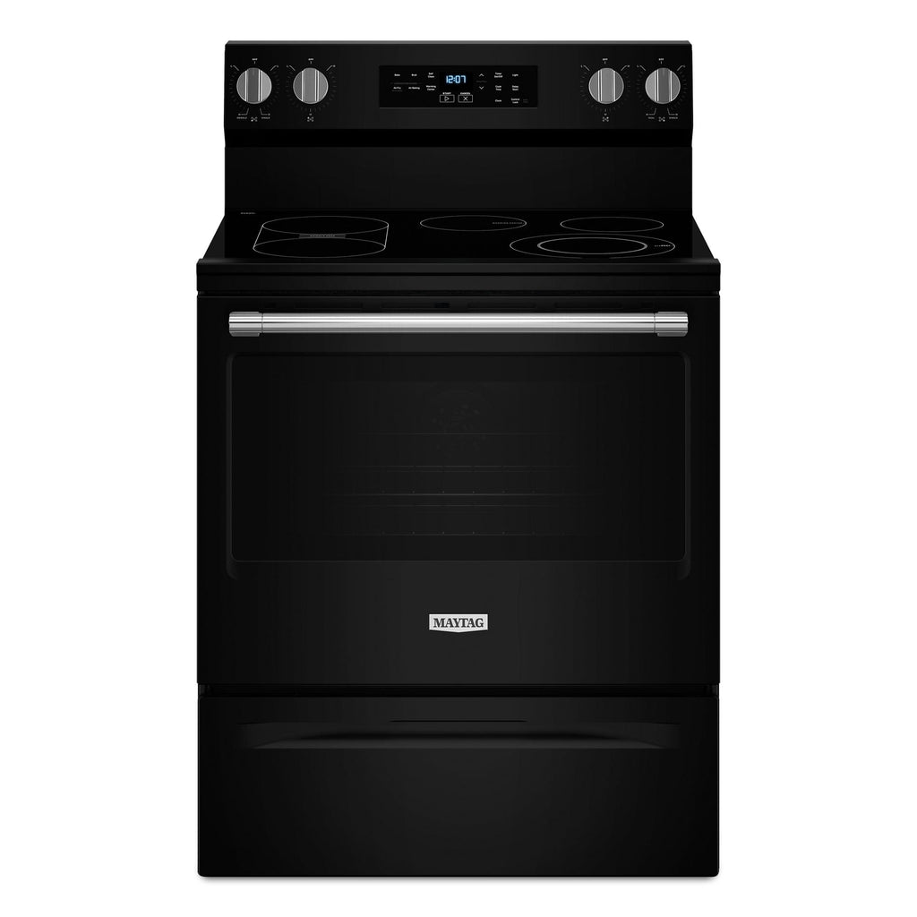30-Inch Convection Electric Range With No Preheat Air Fry and Air Baking - 5.3 Cu. Ft. - Black