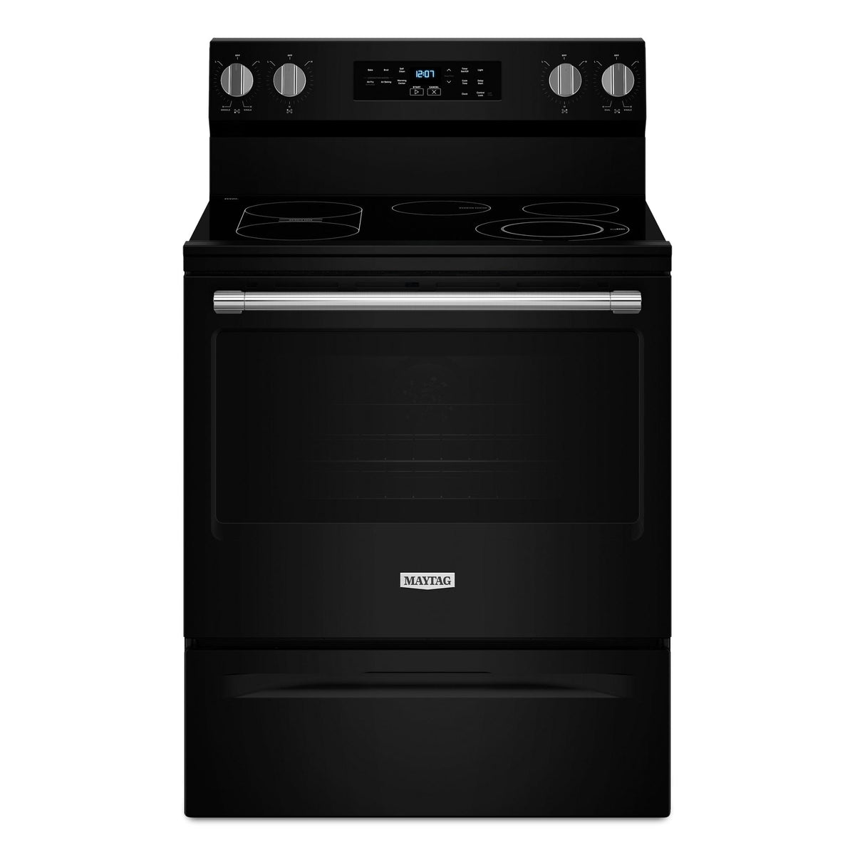 30-Inch Convection Electric Range With No Preheat Air Fry and Air Baking - 5.3 Cu. Ft. - Black