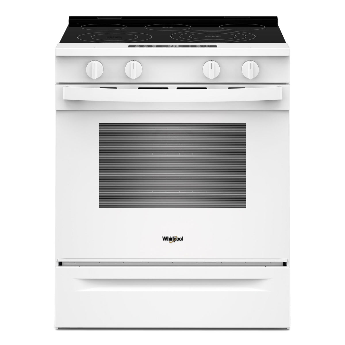 Whirlpool YWSES5030SW 30-inch Electric Range with Air Cooking Technology