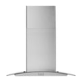 Whirlpool WVW51UC0LS 30-Inch Curved Glass Wall Mount Range Hood