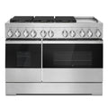 JennAir JDRP548HM NOIR™ 48" Dual-Fuel Professional Range with Chrome-Infused Griddle