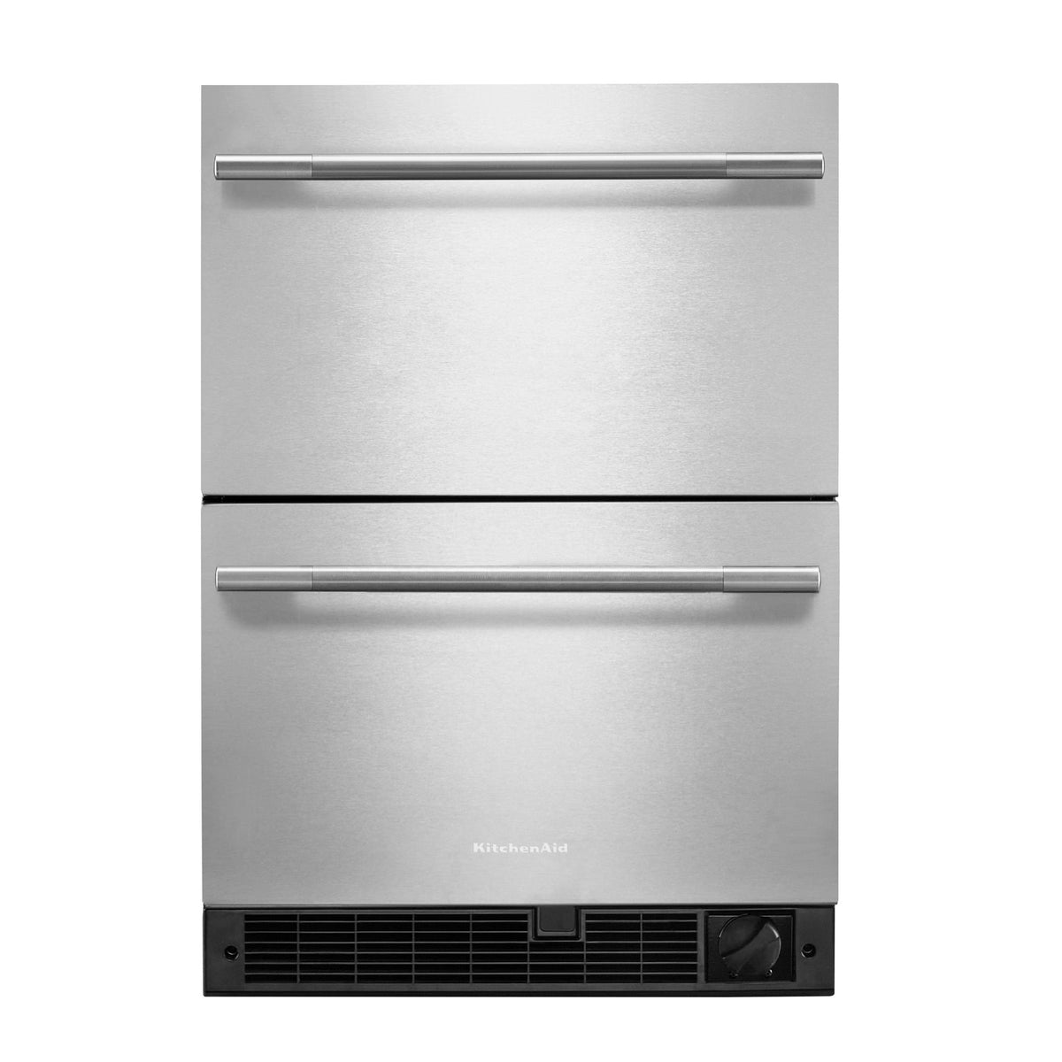KitchenAid KUCT524SSB 24" Stainless Steel Undercounter Double-Drawer Refrigerator/Freezer