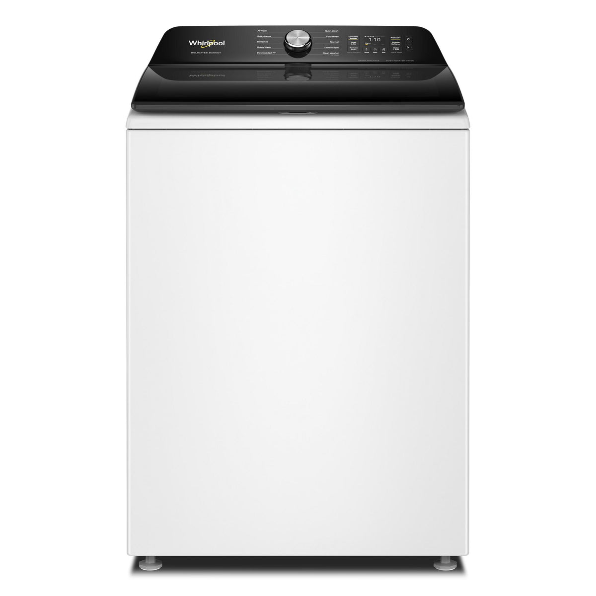 Whirlpool WTW8509TW 6.0-6.1 Cu. Ft. Smart Top Load Washer with Delicates Basket