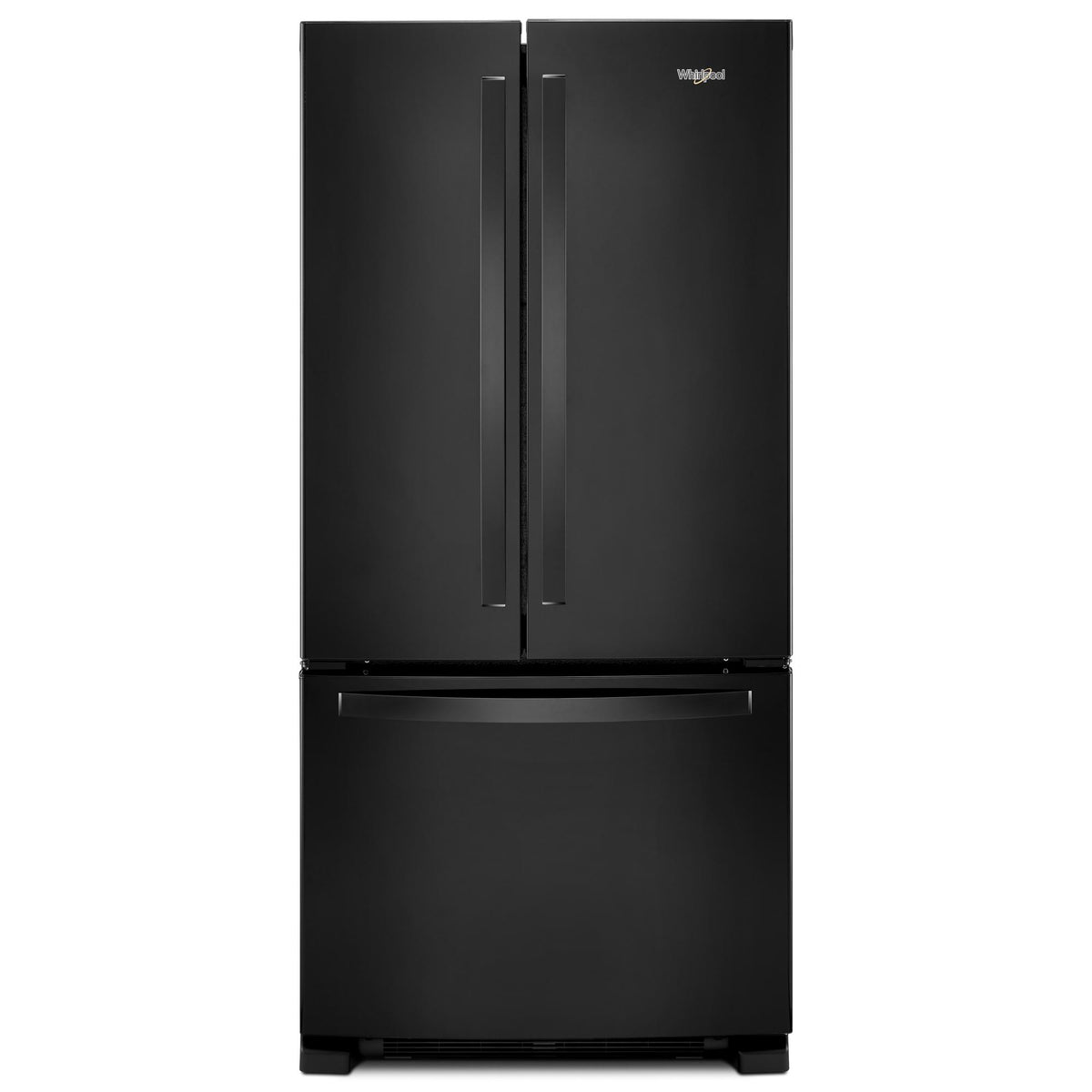 33-inch Wide French Door Refrigerator - 22 cu. ft. - Black