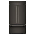 KitchenAid KBFN542SBE 24.2 Cu. Ft. 42" Built-In French Door Bottom Mount Refrigerator with Platinum Interior
