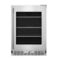 KitchenAid KURR524SPS 24" Undercounter Refrigerator with Glass Door and Metallic Shelves