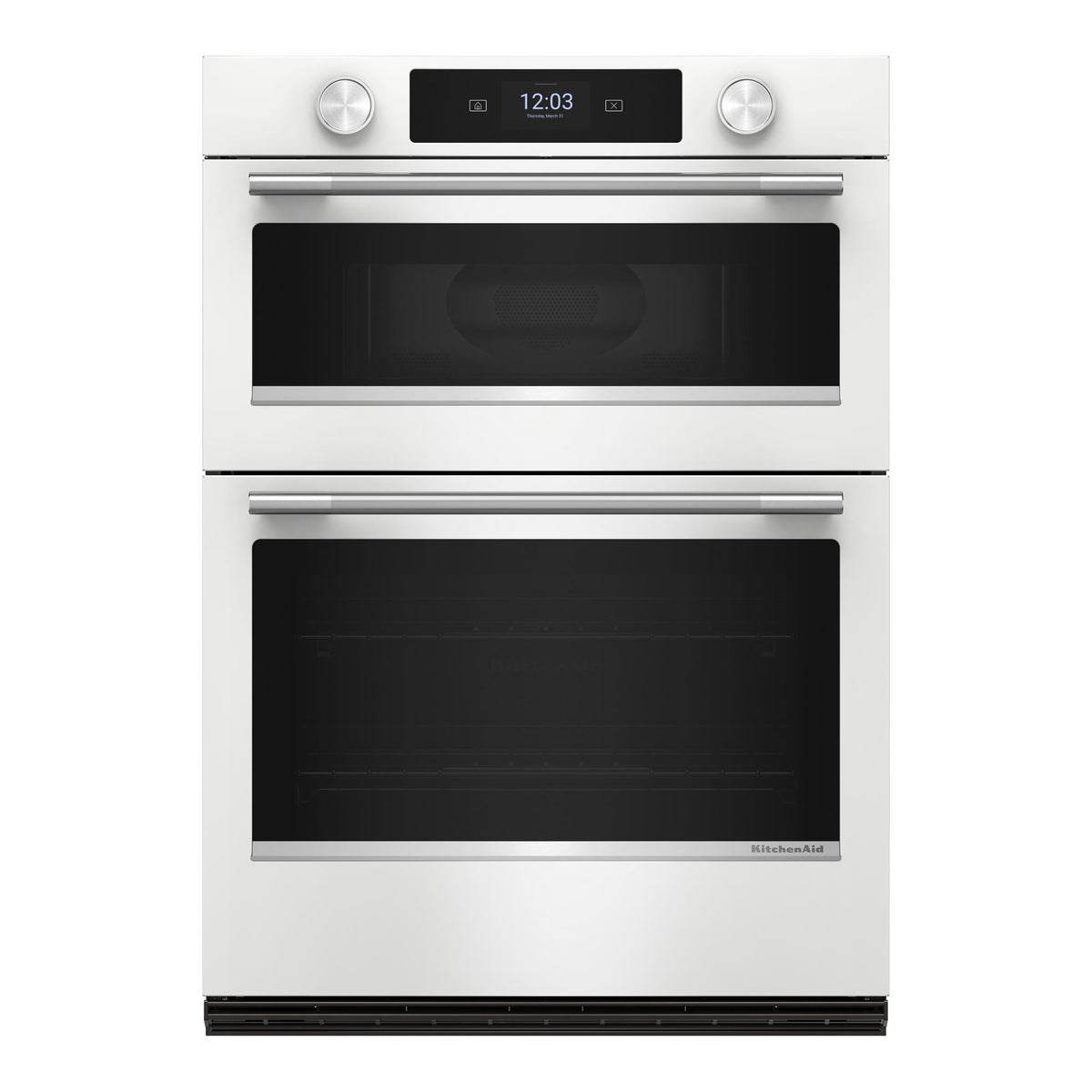 KitchenAid KOEC730SWH 30-inch Smart Electric Combo Wall Oven with Assisted Cooking Modes