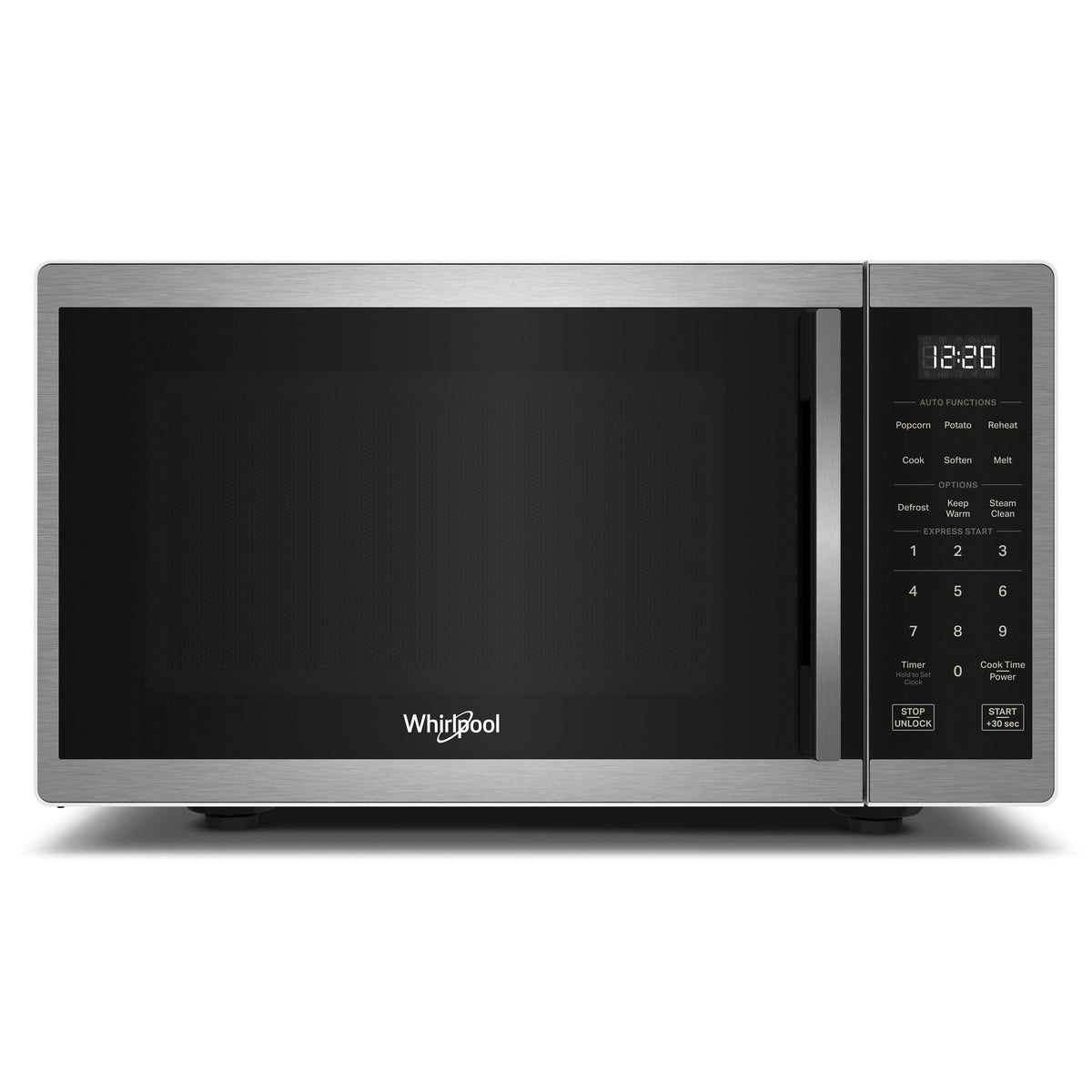 Whirlpool WMCS3019RS 0.9 Cu. Ft. Countertop Microwave with Steam Clean