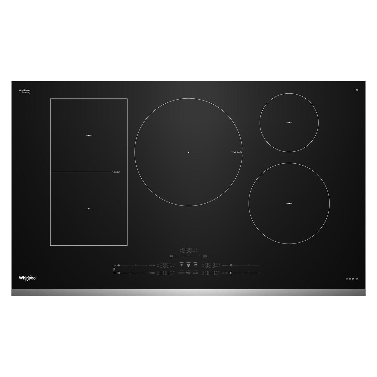 Whirlpool WCIT7536SS 36-Inch Intelligent Induction Cooktop