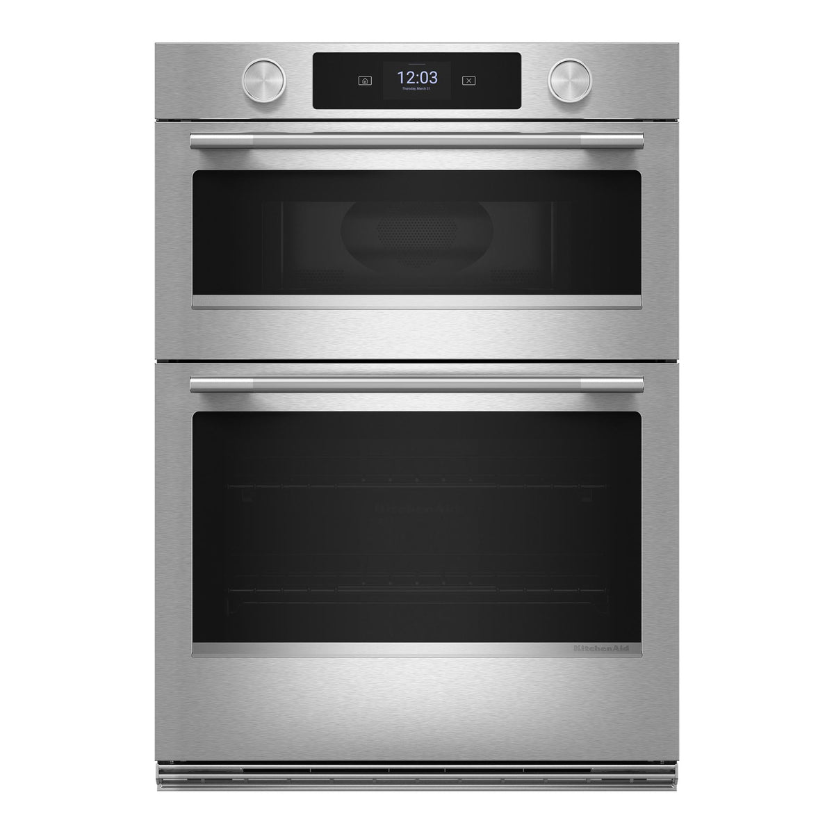 KitchenAid KOEC730SPS 30-inch Smart Electric Combo Wall Oven with Assisted Cooking Modes