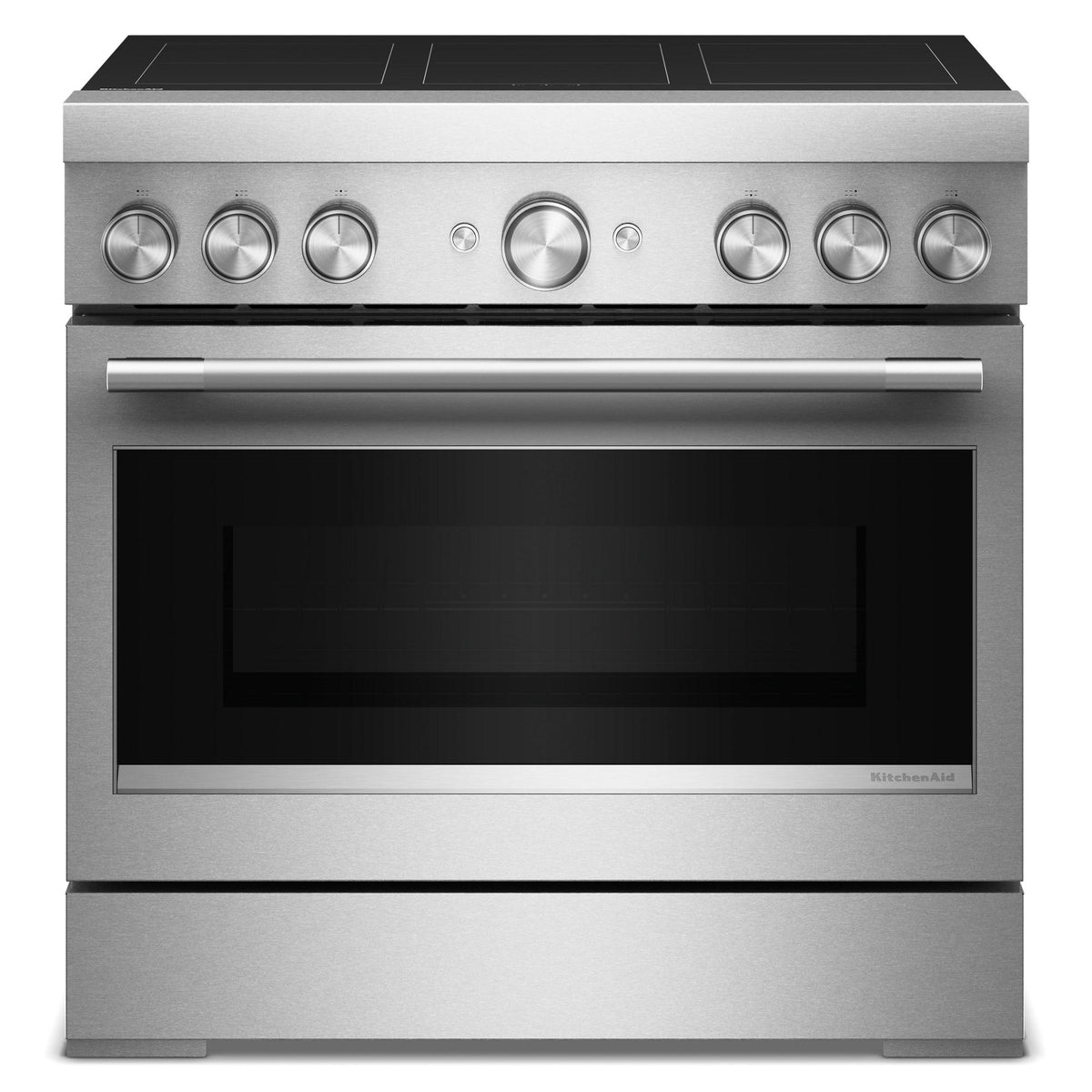 KitchenAid KFIS936SSS 36-Inch 6-Element Induction Commercial-Style Range with Air Fry