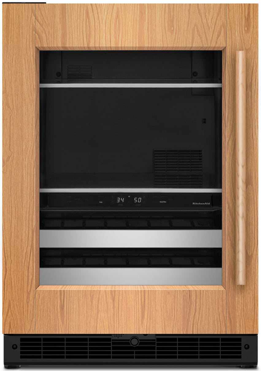 KitchenAid KUBL524SPA 24" Panel-Ready Beverage Center