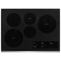 Whirlpool WCE97US0KS 30-inch Ceramic Glass Cooktop with Dual Elements