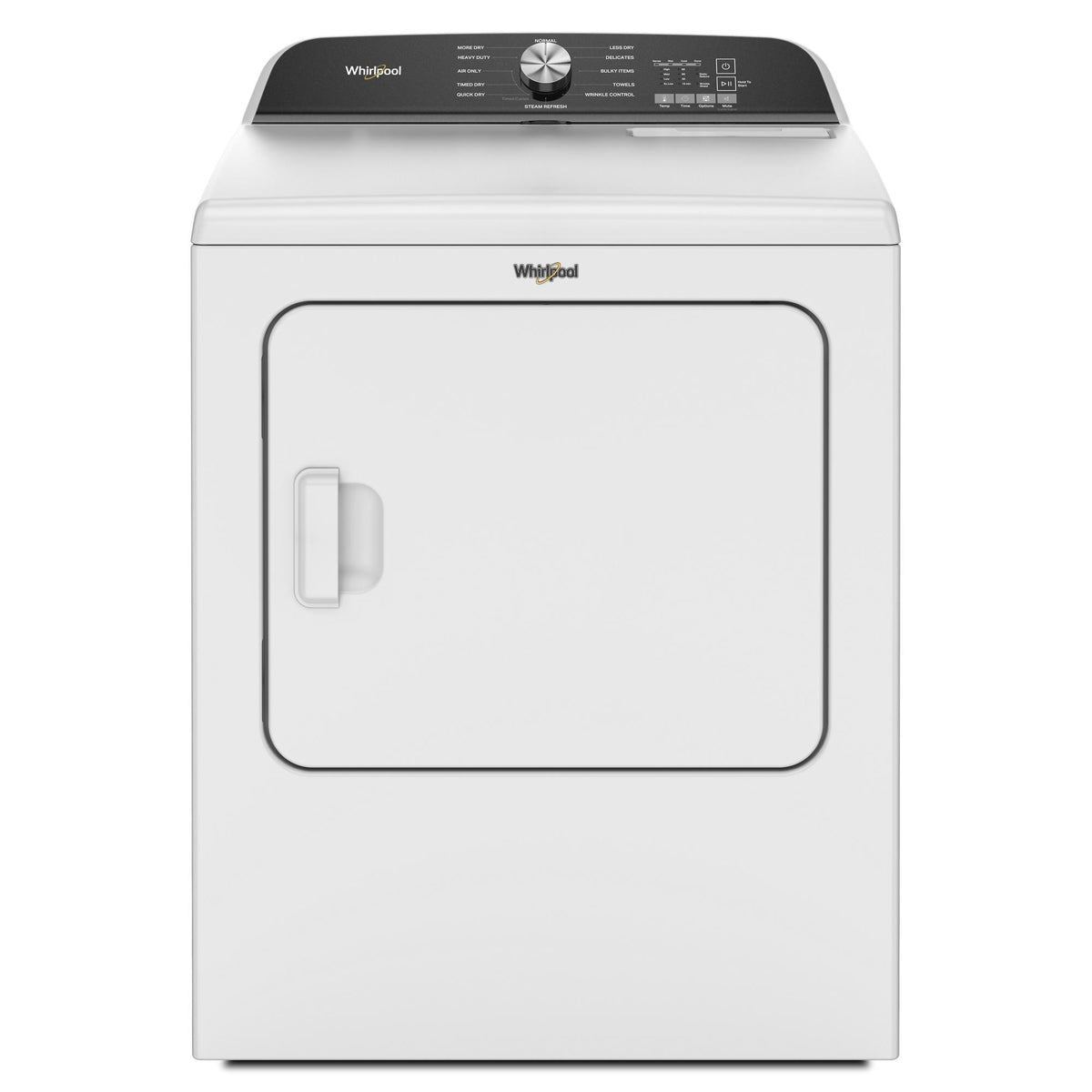 Whirlpool WGD6150PW 7.0 Cu. Ft. Top Load Gas Dryer with Moisture Sensor