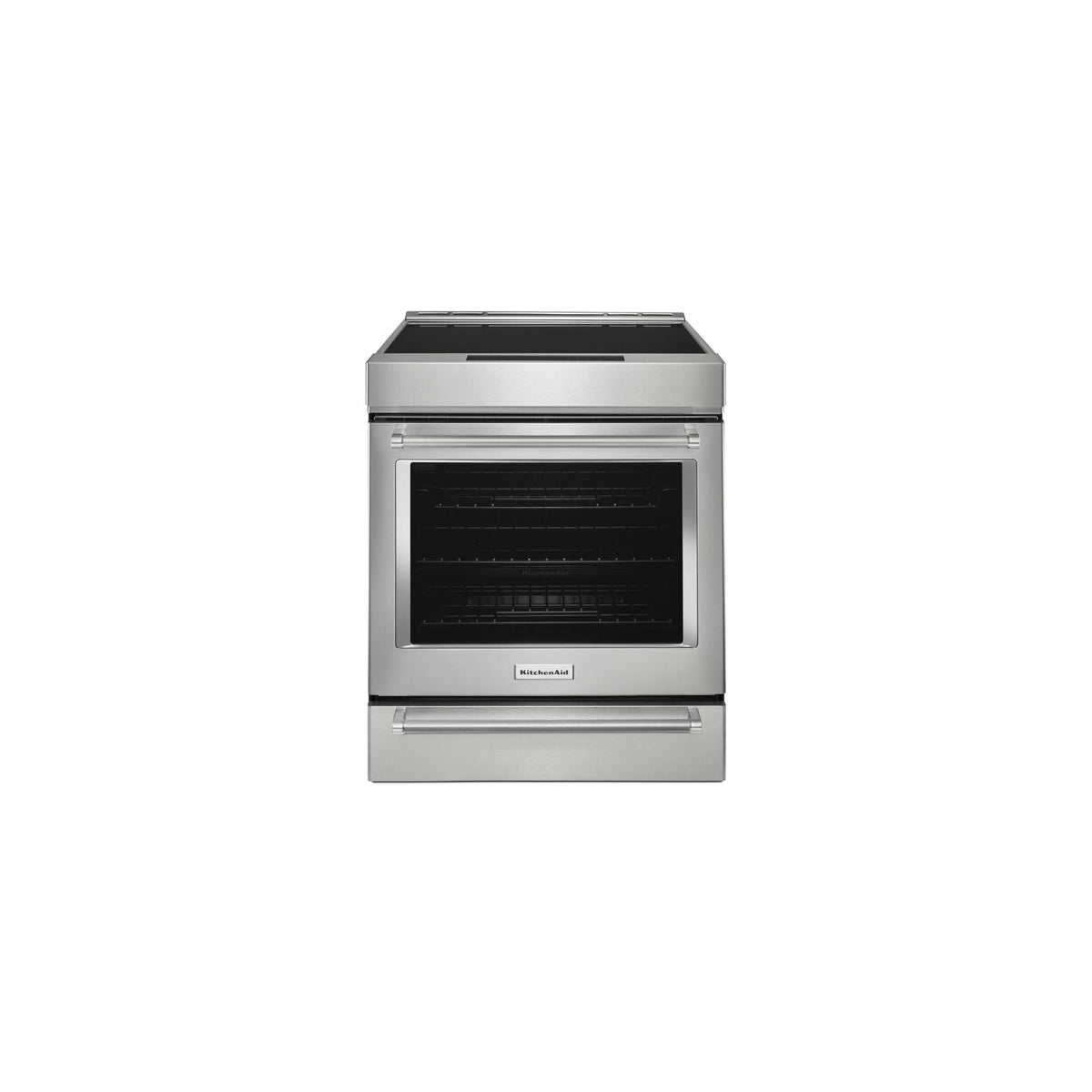 KitchenAid KSIS730PSS 30-Inch 4-Element Induction Slide-In Convection Range with Air Fry