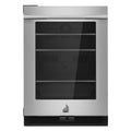 JennAir JUGFL242HL RISE™ 24" Under Counter Glass Door Refrigerator, Left Swing