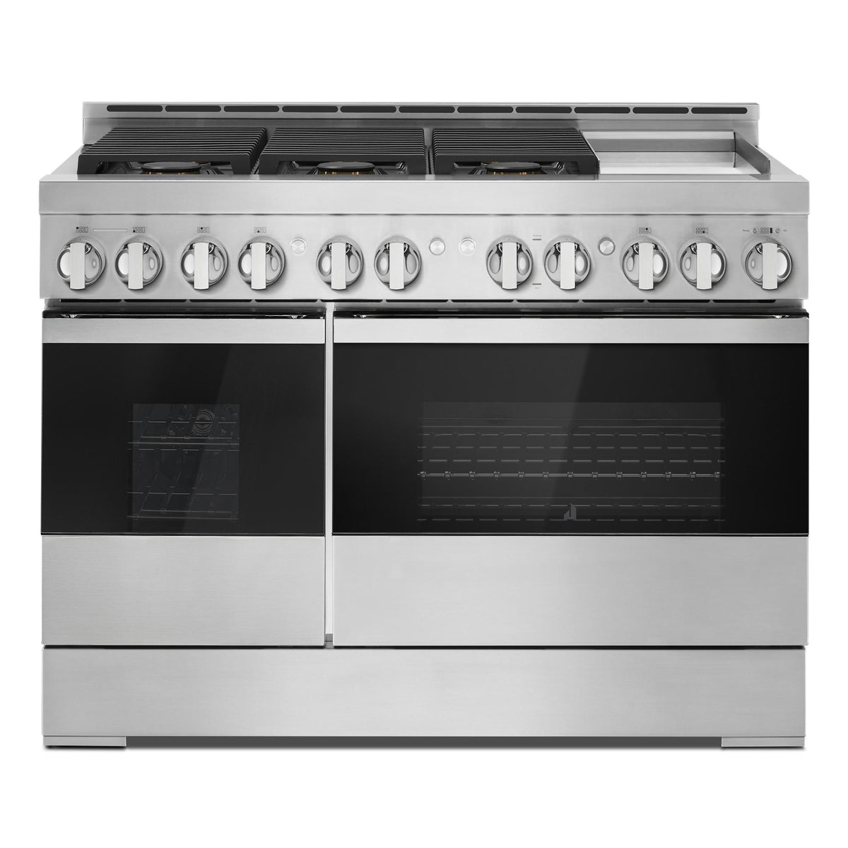 JennAir JGRP548HM 48" NOIR™ Gas Professional-Style Range with Chrome-Infused Griddle