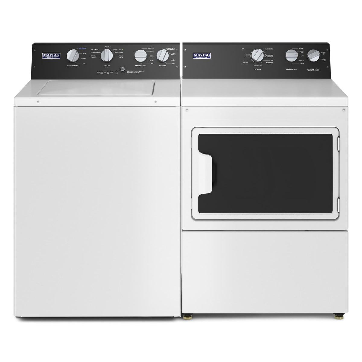 Commercial-Grade Residential Dryer - 7.4 cu. ft. - White