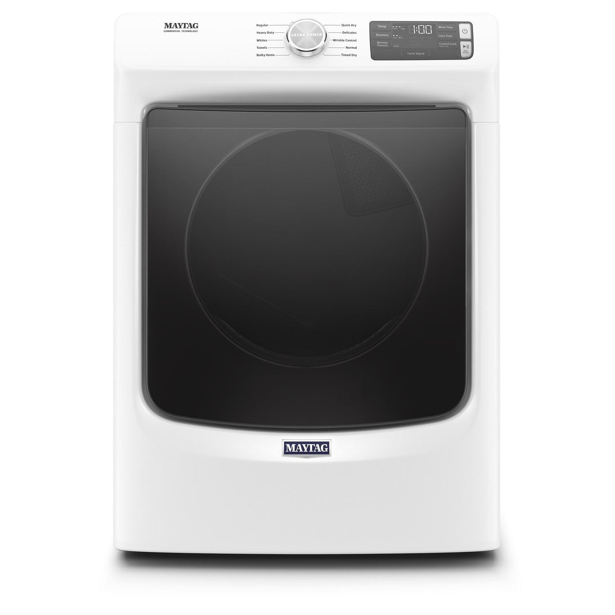 Front Load Gas Dryer with Extra Power and Quick Dry cycle - 7.3 cu. ft. - White