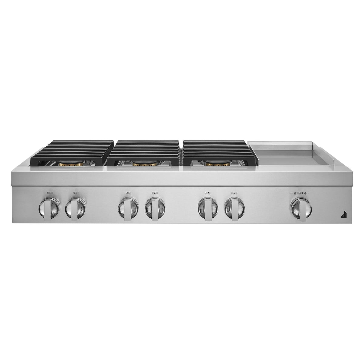 JennAir JGCP548HM 48" NOIR™ Gas Professional-Style Rangetop with Chrome-Infused Griddle