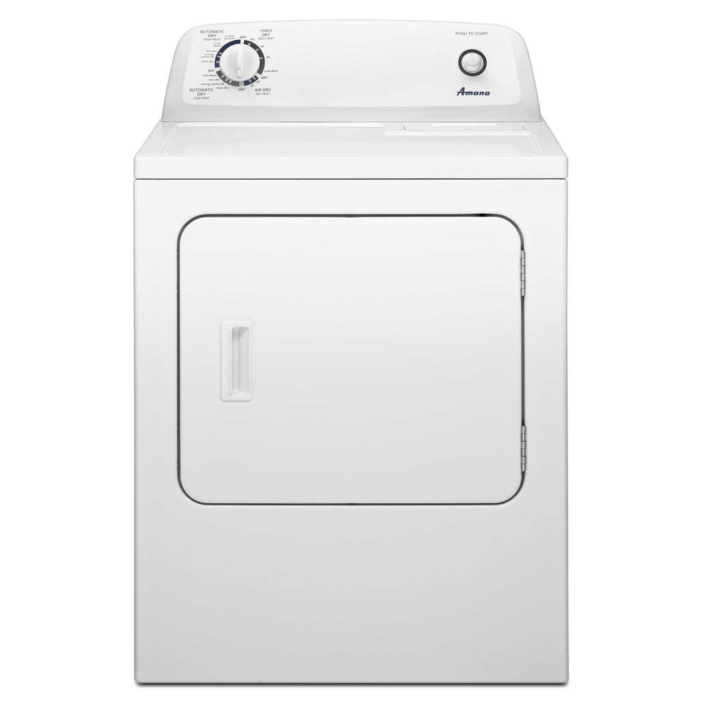 Amana® 6.5 cu. ft. Top-Load Gas Dryer with Automatic Dryness Control - White