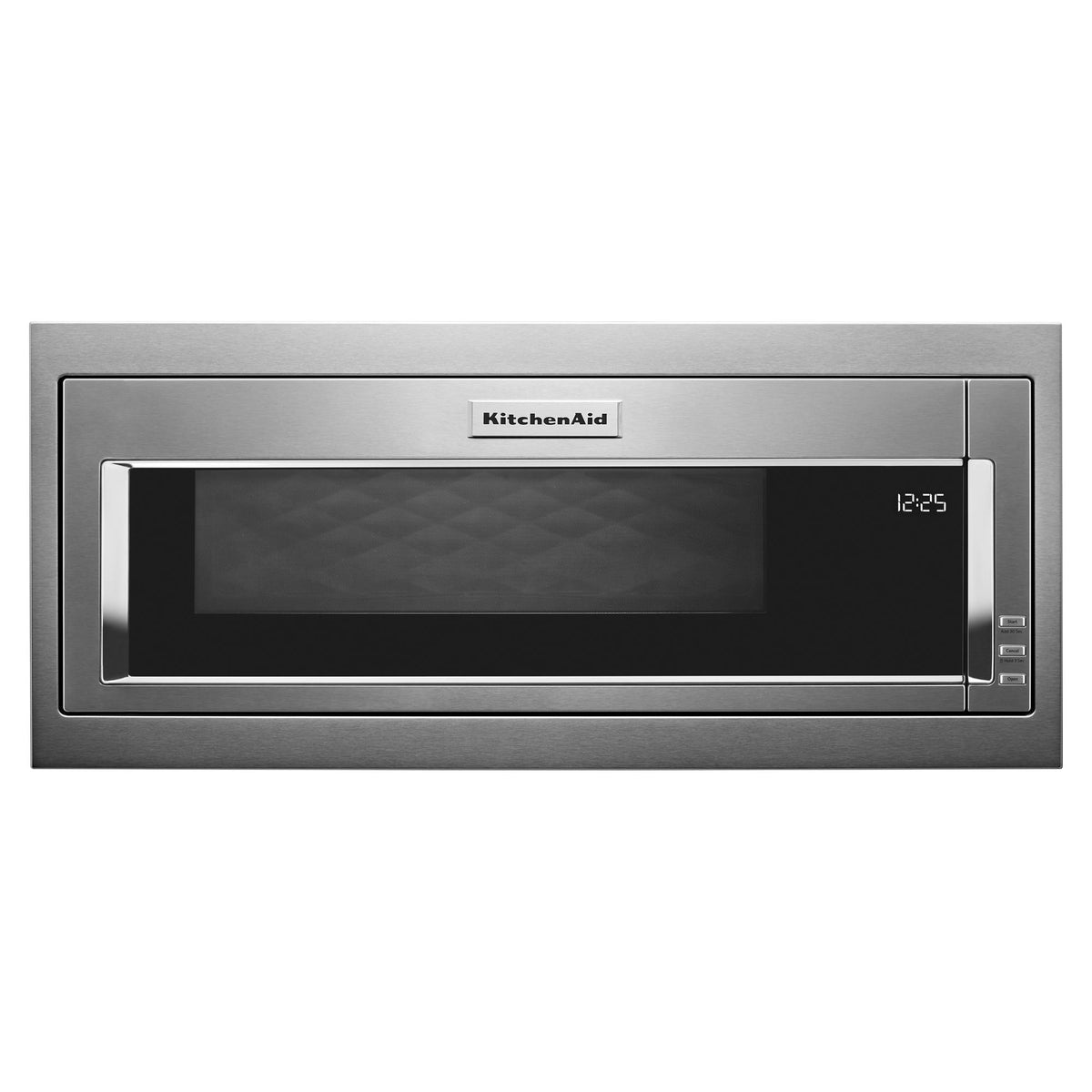 KitchenAid YKMBT5011KS 900 Watt Built-In Low Profile Microwave with Slim Trim Kit