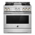 JennAir JGRP536HL 36" RISE™ Gas Professional-Style Range with Chrome-Infused Griddle
