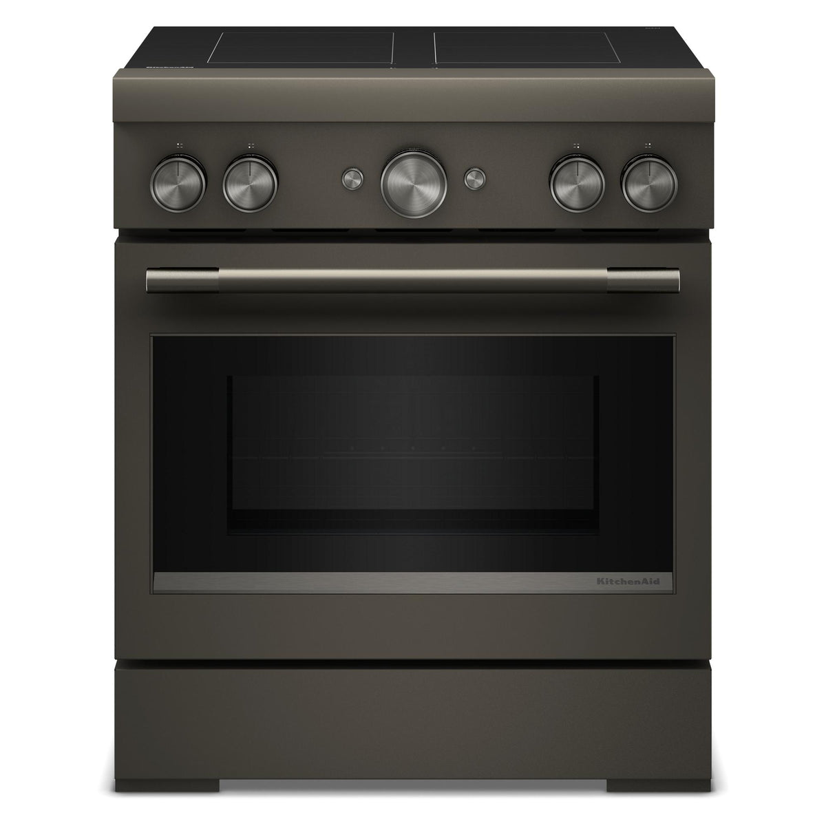 KitchenAid KFIS930SBE 30-Inch 4-Element Induction Commercial-Style Range with Air Fry