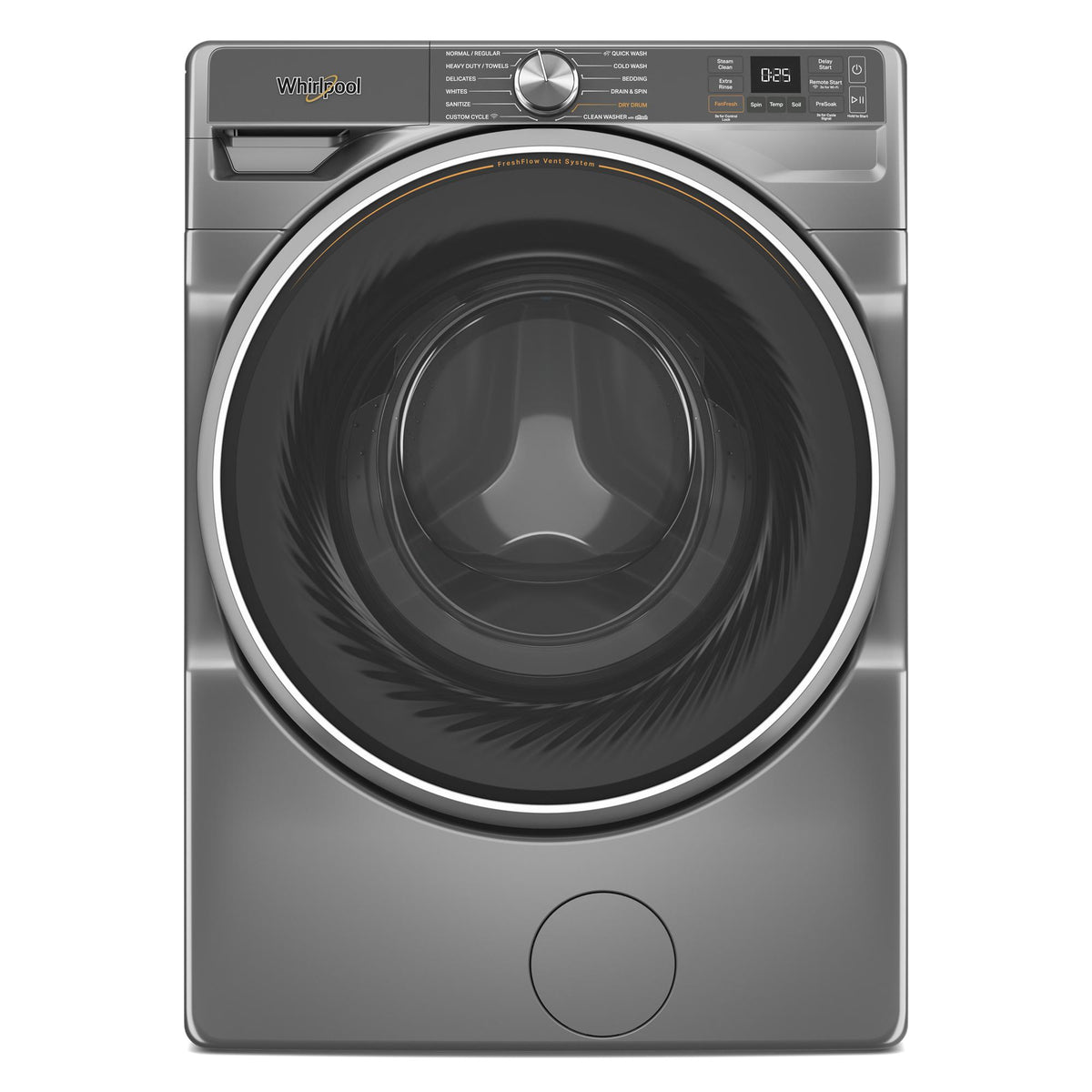 Whirlpool WFW6720RR 5.8 Cu. Ft. Smart Front Load Washer with Intelligent Wash