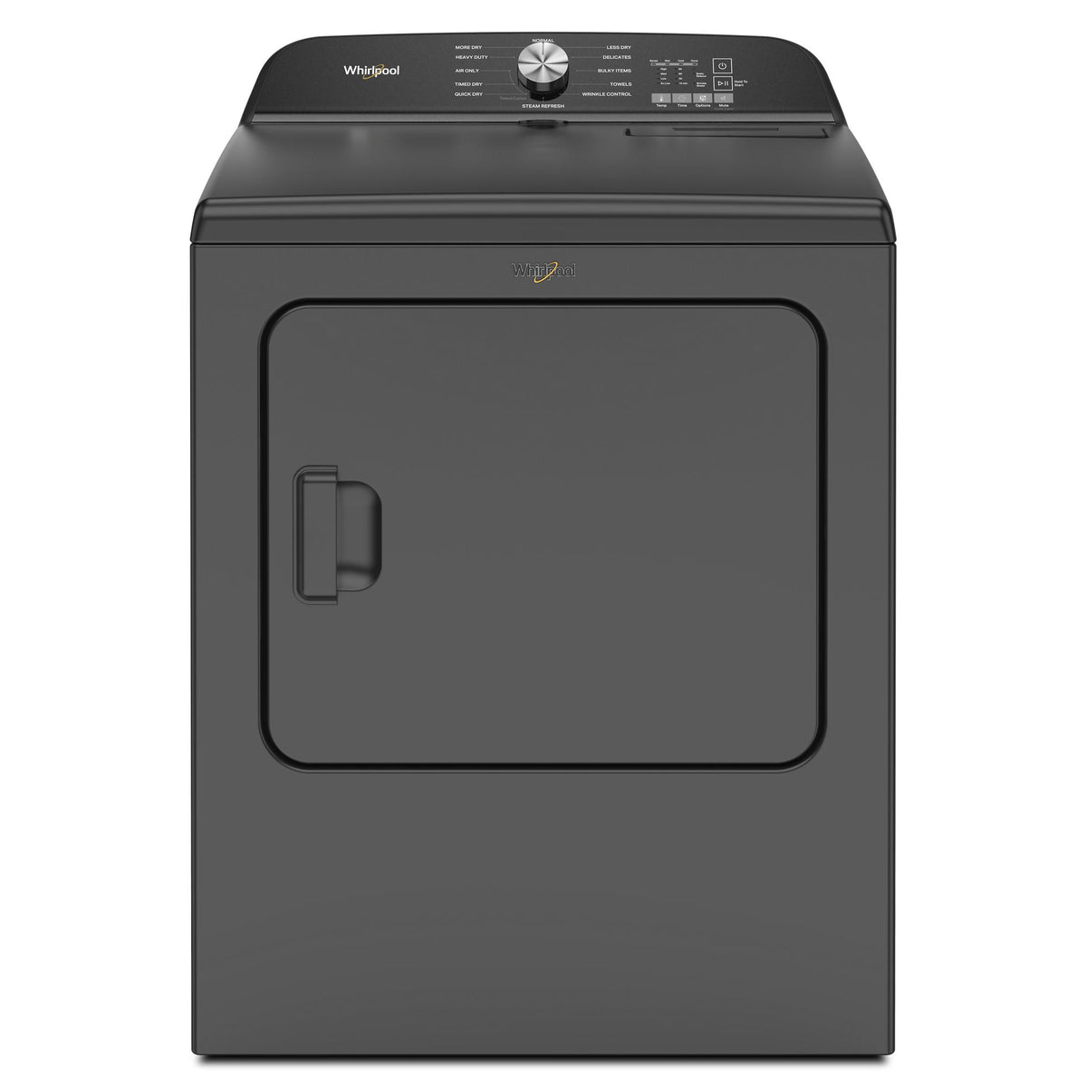Whirlpool YWED6150PB 7.0 Cu. Ft. Top Load Electric Dryer with Moisture Sensor
