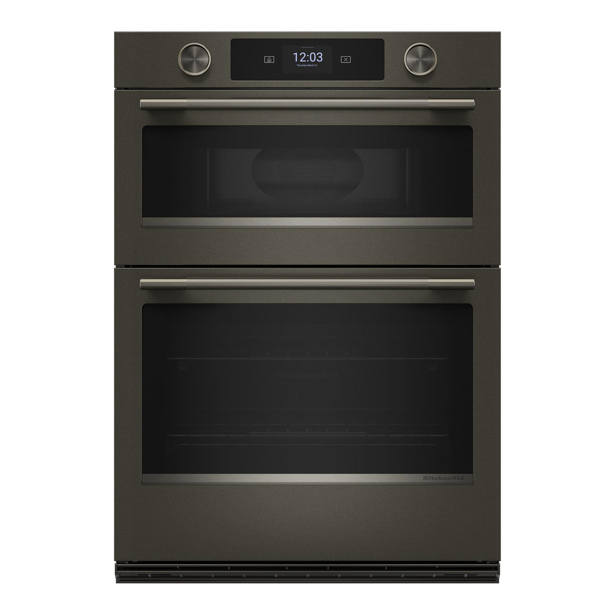 KitchenAid KOEC730SBE 30-inch Smart Electric Combo Wall Oven with Assisted Cooking Modes