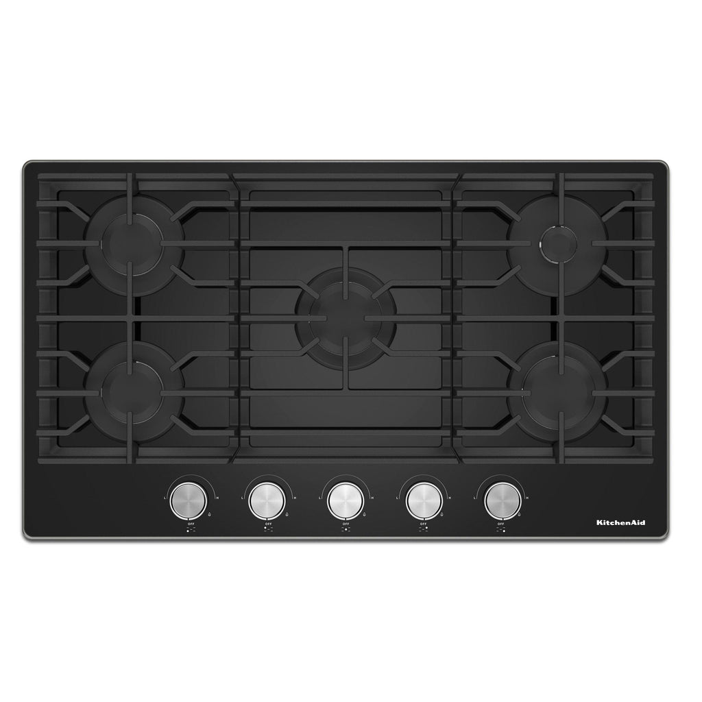 36" Gas-on-Glass Cooktop - Black